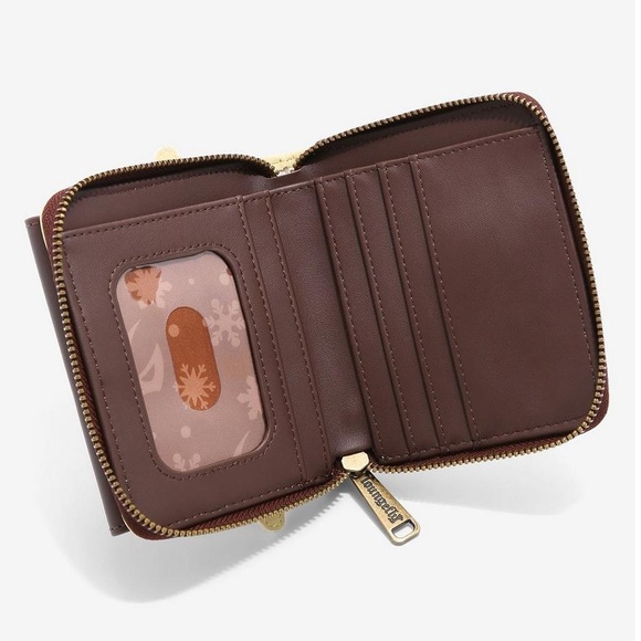 Loungefly Star Wars Baby Yoda The Mandalorian The Child Holiday Small Zip Wallet - Picture 8 of 10